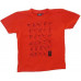 T-shirt HANDALFABET, barn - Röd (150/160)